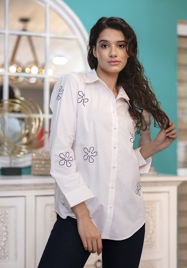 NORINE EMBORIDARY SHIRT